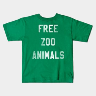 Free Zoo Animals Kids T-Shirt